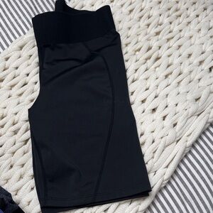 Good American Black Bike Shorts